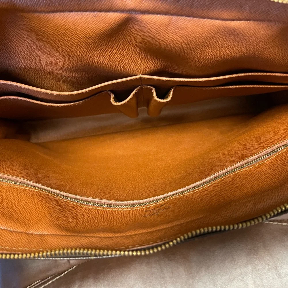 Authentic Louis Vuitton Bag Porte Documents Voyage Monogram briefcase laptop LV